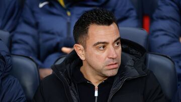 Xavi Hernandez coach of FC Barcelona looks on during the La Liga match between FC Barcelona and Betis at Camp Nou Stadium on December 04, 2021 in Barcelona.
AFP7
04/12/2021 ONLY FOR USE IN SPAIN
