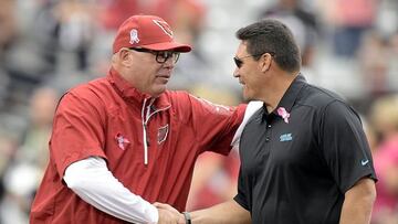 Bruce Arians y Ron Rivera.