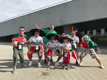 El color previo al México vs Corea del Sur