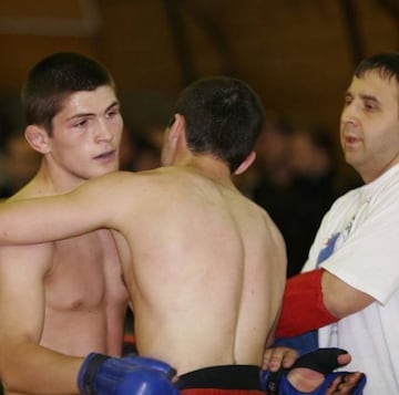 Así lucía Nurmagomédov en sus inicios dentro de la lucha.