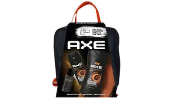 Kit Axe Dark Temptation con desodorante, eau de toilette y gel de ducha que incluye una mochila para el portátil