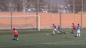 Tremendo golazo de Iván López, juvenil del Leganés