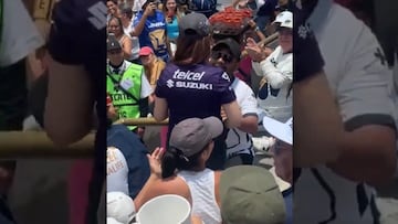 Regresó Pumas a C.U. y con ello las pedidas de mano en sus tribunas