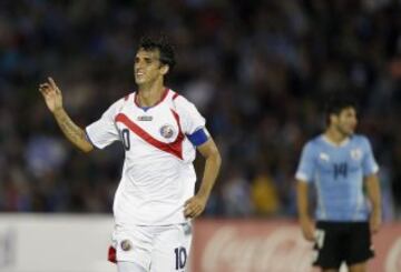 Uruguay y Costa Rica se enfrentaron esta noche en Montevideo, en un duelo que terminó igualado 3-3.