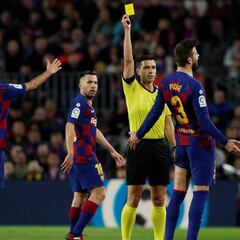 Competición confirma la sanción de un partido a Piqué