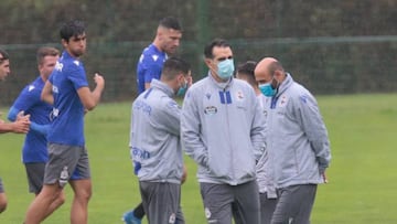 Manuel Pablo, junto a Valer&oacute;n cuando ambos dirig&iacute;an el Fabril.