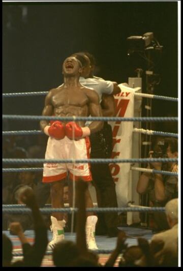 18 de noviembre de 1990.Chris Eubank contra Nigel Benn. La pelea fue detenida en el noveno asalto y Eubank ganó el combate.