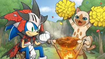 Sonic Frontiers anuncia un DLC gratis de Monster Hunter