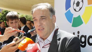 Tebas: "Yo soy del Madrid y mi mujer no pone un tuit diciendo que el trabajo ya está hecho"