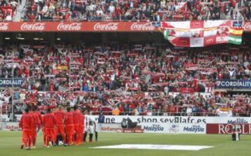 Sevilla-Barcelona en imágenes