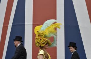 Sombreros imposibles y mucho glamour en Ascot