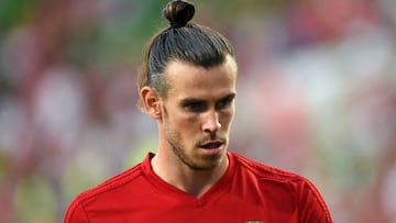 11 June 2019, Hungary, Budapest: Wales&#039; Gareth Bale