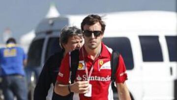 Alonso, ayer en Corea.