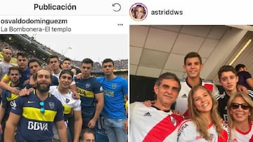 Los hermanos del jefe de la CONMEBOL, de forofos