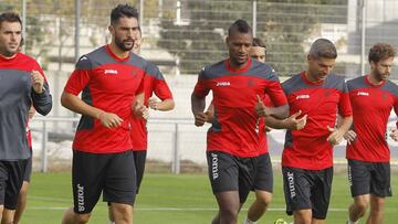 Mamadou, en primer término.