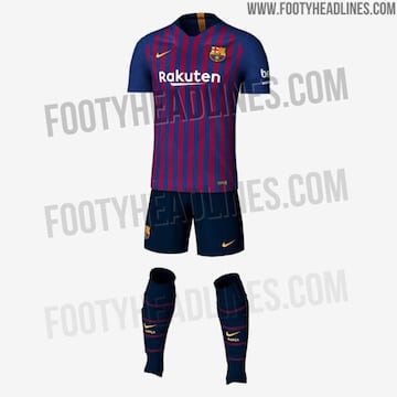 Las posibles camisetas del Madrid, Barça y Atleti