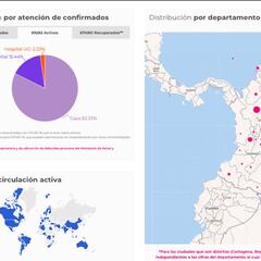 Mapa de casos y muertes por coronavirus por departamentos en Colombia: hoy, 25 de septiembre