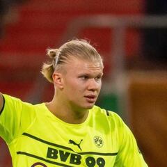 La misteriosa mancha en el cuello de Haaland