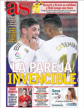 Las portadas de AS de noviembre