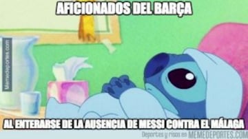 Los mejores memes del Barcelona-Málaga