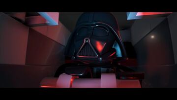 Vader escucha los grandes éxitos musicales del Imperio cuando pilota.