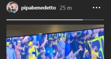 Acompañó al Xeneize a la distancia: así vivió el Pipa Benedetto el triunfo de Boca
