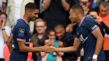 Ander Herrera y Mbappé descosen al Clermont.
