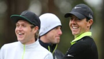 Niall Horan y Rory McIlroy.
