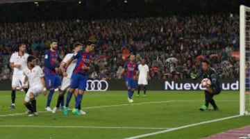 Messi marca el 3-0.