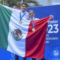 Diego Balleza y Viviana del Ángel, oro en plataforma sincronizada mixta en Juegos Centroamericanos