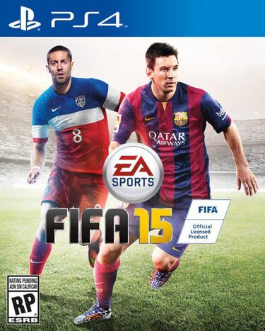 Clint Dempsey junto a Messi en el FIFA 15 norteamericano