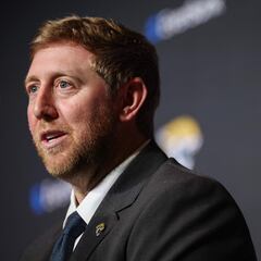 Mayfield strong statements, showering Jags new coach Coen with praise