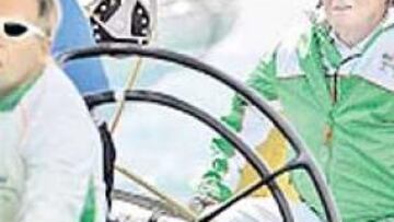 El Rey disfrutó durante toda la jornada.