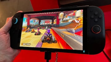 Nintendo Switch 2 comparativa pantalla LCD vs Nintendo Switch OLED