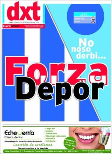 Portadas de la prensa mundial