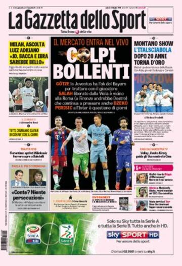 Portadas de la prensa deportiva