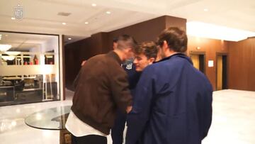 Enorme Morata: el momento en que conoce a Gavi