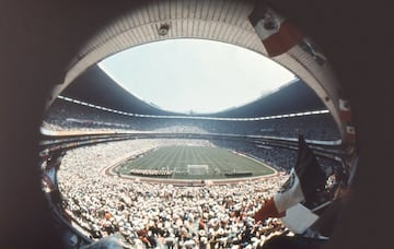 Otra perspectiva del Azteca durante el inicio del mundial.