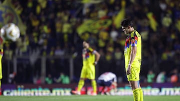 Israel Reyes of America during the quarter-final second match between America and Monterrey as part of the Liga BBVA MX, Torneo Apertura 2025 at Ciudad de los Deportes Stadium, on November 29, 2025 in Mexico City, Mexico.