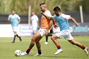 El equipo de Julio Comesaña se sigue preparando para la seguidilla de partidos difíciles que le viene con presencia en el torneo local e intrenacional.