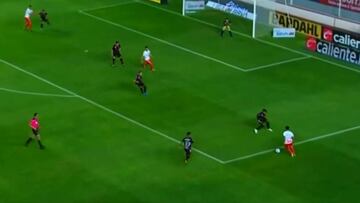 El lujoso desborde de Baeza que terminó en gol del Necaxa