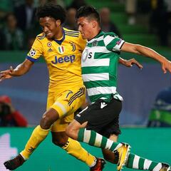 Cuadrado, clave para el empate de Juventus en Lisboa