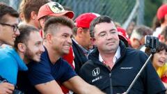 Eric Boullier en Italia.