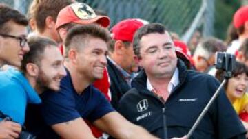 Eric Boullier en Italia.