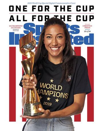 Las cuatro veces campeonas del Mundial Femenil serán homenajeadas con una portada para cada una de las integrantes del titulo en Francia 2019.