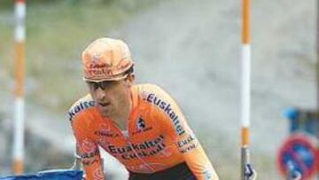 <b>ILUSTRE. </b>Haimar Zubeldia es uno de los españoles de renombre en el Giro.