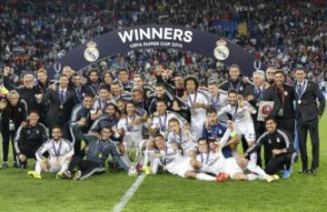 El 12 de agosto de 2014 el Real Madrid gana la Final de la Supercopa de Europa en Cardiff frentet al Sevilla 