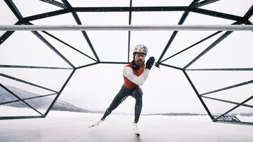 Kjeld Nuis performs during Red Bull Quest for hundred at Savalen, Norway, March 17.2022 // Daniel Tengs / Red Bull Content Pool // SI202203170183 // Usage for editorial use only //