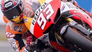 Márquez aprendió rápido en agua y protagonizó una gran remontada.