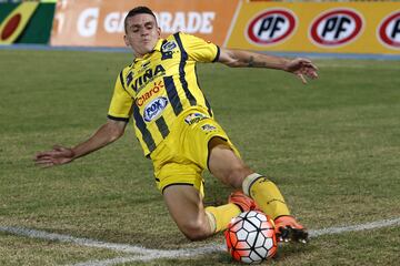 De los valores más destacados de Everton. El delantero fue una de las figuras del equipo dirigido por Pablo Sánchez, y llamó la atención de México: jugará el próximo semestre en León.